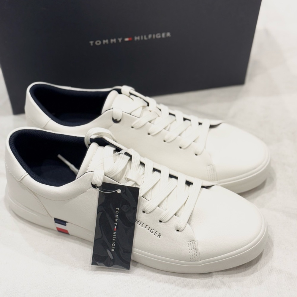TOMMY HILFIGER RAMOSO MEN'S SNEAKERS COLOR WHITE 140